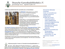 Tablet Screenshot of gartenbaubuecherei.de